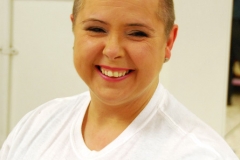 Sarah's "haircut" for Dementia UK at Tesco's