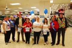 Sarah's "haircut" for Dementia UK at Tesco's