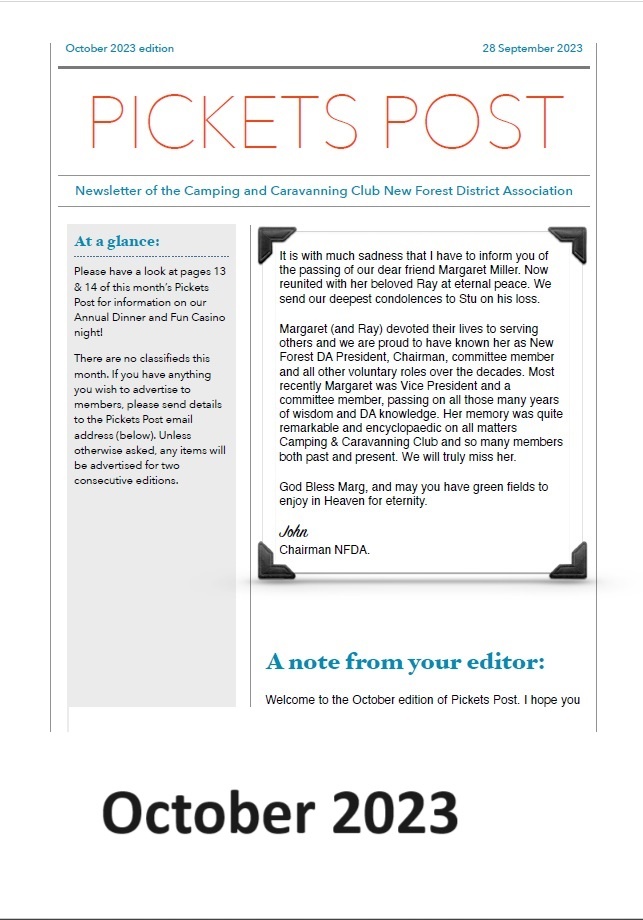 Pickets Post Archive New Forest DA